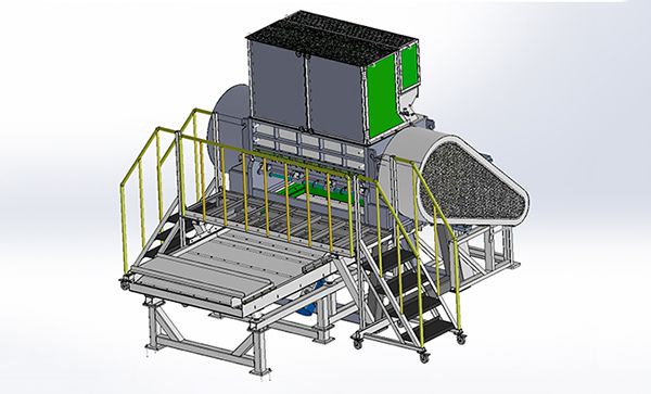 Tyre Chip Shredder