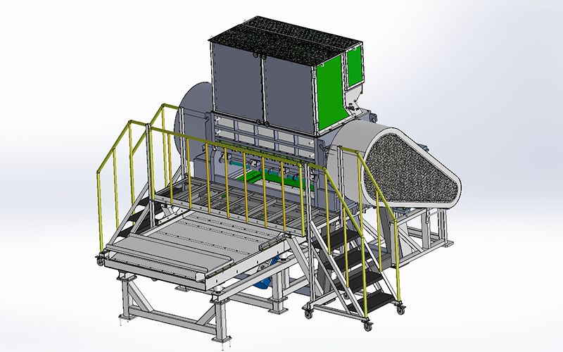 Tyre Chip Shredder