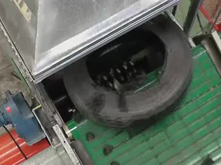 Waste Tyre Recycling Equipment for A Domestic Tyre Company